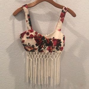 Floral crop top